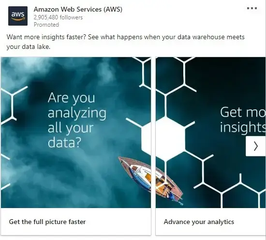 amazon carouse linkedin ads tips and tricks